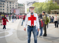 St George’s Day celebrations at Trafalgar Square, London, Great Britain 
21st April 2025