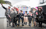 St George’s Day celebrations at Trafalgar Square, London, Great Britain 
21st April 2025