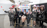 St George’s Day celebrations at Trafalgar Square, London, Great Britain 
21st April 2025