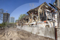 Russian missile attack in Dnipro