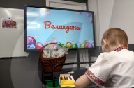 Ukrainian children forced to learn underground as Russia targets civilians