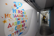 Ukrainian children forced to learn underground as Russia targets civilians