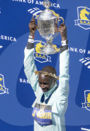 John Korir of Kenya wins Boston Marathon