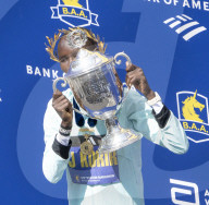 John Korir of Kenya wins Boston Marathon