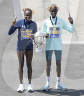 John Korir of Kenya wins Boston Marathon