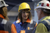 Rachel Reeves UK Chancellor of the Exchequer visits British Steel in Scunthorpe