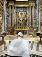 NEWS - Basilika Santa Maria Maggiore, wo Papst Franziskus begraben werden möchte