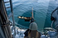 Ukrainian Navy on patrol in Black Sea off Odesa coast