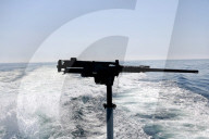 Ukrainian Navy on patrol in Black Sea off Odesa coast