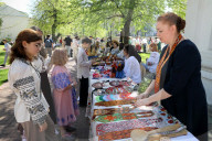 Folk crafts fair at Saint Sophia of Kyiv