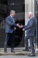 Kier Starmer Greets Christopher Luxon to No10