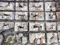 Aerial View Of Athens From A Drone