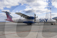ATR 72-600 Of Sky Express In Santorini Airport