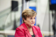 Kristalina Georgieva Managing Director Heads To A Interview With Bloomberg Tv 