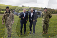 Prime Minister Keir Starmer troop visit with Christopher Luxon