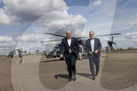Prime Minister Keir Starmer troop visit with Christopher Luxon