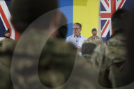 Prime Minister Keir Starmer troop visit with Christopher Luxon
