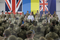 Prime Minister Keir Starmer troop visit with Christopher Luxon