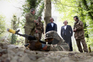 Prime Minister Keir Starmer troop visit with Christopher Luxon