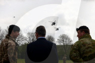 Prime Minister Keir Starmer troop visit with Christopher Luxon