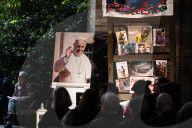 Faithful In Prayer To Remember Pope Francis.