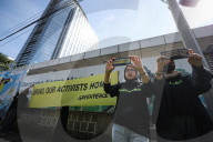 Action To Reject Single-Use Plastics And Demand The Release Of Greenpeace Activists Detained In South Korea