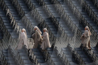 Pope Francis Coffin Transfer To Saint Peter's Square