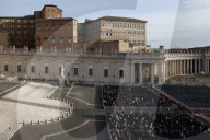 Pope Francis Coffin Transfer To Saint Peter's Square