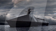 Giant autonomous military vessel