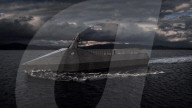 Giant autonomous military vessel
