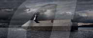 Giant autonomous military vessel