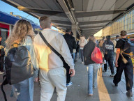 Travelers At Munich Central Station