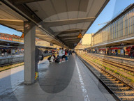 Travelers At Munich Central Station