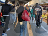 Travelers At Munich Central Station