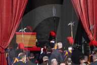 Pope Francis Coffin Transfer To Saint Peter's Square