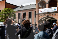 Catholics Gather At Myeongdong Cathedral To Mourn Pope Francis