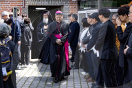 Catholics Gather At Myeongdong Cathedral To Mourn Pope Francis