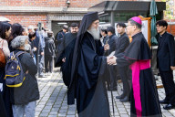 Catholics Gather At Myeongdong Cathedral To Mourn Pope Francis