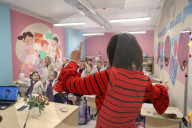 Ukrainian kids forced to learn underground as Russia targets women and children