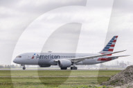 American Airlines Boeing 787 Dreamliner Departs From Amsterdam Schiphol Airport