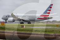 American Airlines Boeing 787 Dreamliner Departs From Amsterdam Schiphol Airport