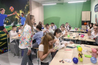 Ukrainian kids forced to learn underground as Russia targets women and children
