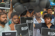Protest Following Deadly Attack On Tourist In India.