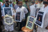 Protest Following Deadly Attack On Tourist In India.