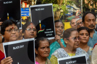 Protest Following Deadly Attack On Tourist In India.