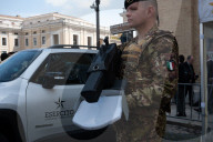 The Body Of Pope Francis Is Transferred To The Basilica St Peter To Lie In State