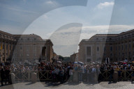 The Body Of Pope Francis Is Transferred To The Basilica St Peter To Lie In State