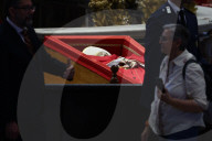 Pope Francis Coffin At Saint Peter's Basilica