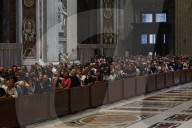 Pope Francis Coffin At Saint Peter's Basilica