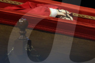 Pope Francis Coffin At Saint Peter's Basilica